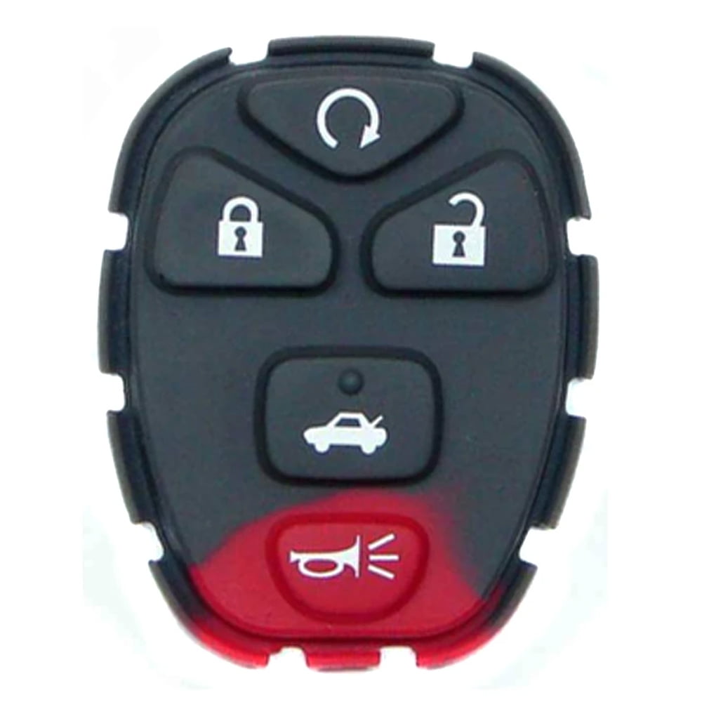 New Remote Control Key Fob Accessory Rubber Pad 5 Buttons Fit For GM