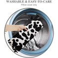 thumbnail image 4 of Cow Print Body Pillow Cover Black and White Cow Cowhide Pattern Long Pillow Case Protector with Zipper Decorative Farmhouse Animal Skin Large Pillowcases Cushion for Bedroom,Couch,Home Gift 20"x54", 4 of 5