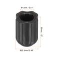 thumbnail image 2 of Unique Bargains 0.51'(13mm) Chair Feet Replacement Plastic Non-Slip Camping Chair Leg Tips Cap 4 Pack, 2 of 6