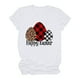thumbnail image 4 of Fiudx Ofertas Flash Del Día Tops con Estampado de Moda para Mujer, Blusa de Manga Corta, Camisetas Divertidas con Cuello Redondo, 4 of 4