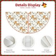 thumbnail image 4 of KLL Corgi with Hearts Christmas Tree Skirt 36" ,Party Decorations Farmhouse for Christmas Decorations Holiday Party, 4 of 6