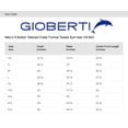 thumbnail image 3 of Gioberti Men's 5 Button Slim Fit Formal Herringbone Tweed Suit Vest, 3 of 5