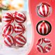 thumbnail image 5 of 6 Adornos Navideños de Bolas, Regalos Originales, Adornos Navideños Rojo Blanco, 5 of 8
