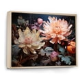 thumbnail image 2 of Designart "Surreal Splendor Of Pink And Beige Botanical Flora" Plants Floater Framed Canvas Art Print, 2 of 5