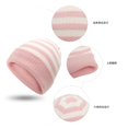 thumbnail image 2 of TAIAOJING Winter Beanie Hat for Kids Glove Riding Warm Hat Two-piece Stripe Windproof Sets Hat Knitted Kids Hat, 2 of 7