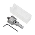 thumbnail image 5 of Uxcell Carbide Hole Cutter 30mm Hole Saw High Density Cemented Carbide Teeth Triangular Shank Stainless Steel Metal, 5 of 5