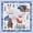 Sky Blue Cream, variant on Castle Fairy Cute Camo Woodland Animal 7-Piece Twin Bedding,Fox Bear Deer Puppy Pine Bedding Comforter Set,Sky Blue Cream,Navy Blue Reversible