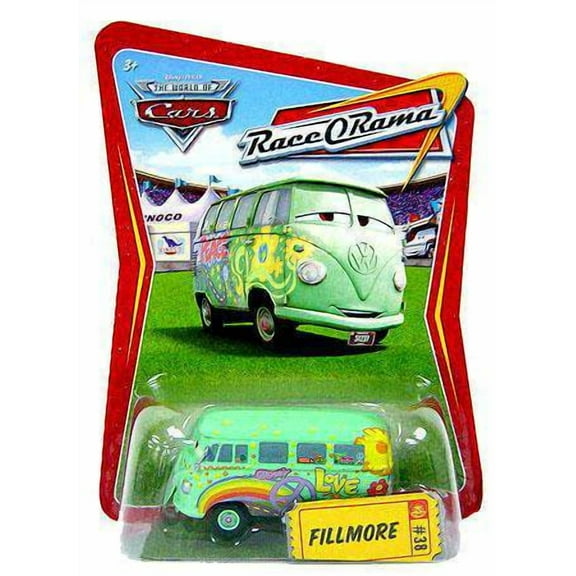 Disney Cars The World of Cars Race-O-Rama Fillmore 1:55 Diecast Car #38