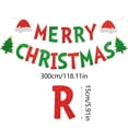 thumbnail image 3 of Ganfancp Christmas Banner Holiday Party Christmas Hat Decoration Supplies Ofertas de La Semana 1X Bandera, 3 of 6