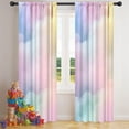 thumbnail image 5 of Blackout Kids Curtains,Dreamy Pastel Sky Childrens Insulated Curtains Set Of 2,Bedroom Essentials,Toddler Room Decor 42"x84", 5 of 5