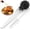 black, variant on Large Silicone Turkey Baster with Removable Bulb - Heat Resistant Baster Syringe for Juicy Meat, Gravy, Soup, Baking, Includes Cleaning Brush, Dishwasher Safe