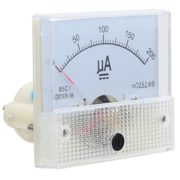 Noref ampèremètre DC courant mètre, beau généreux ampèremètre de type  pointeur ABS 85C1 63x58x56mm, pour banc d'essai de cabinet de distribution d'énergie  