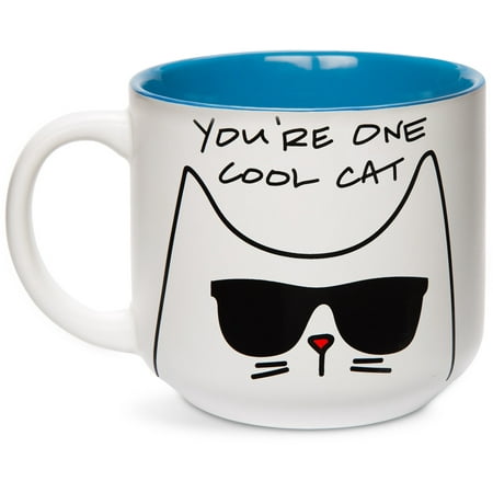 Coil Mug - Pavilion - You're One Cool Cat Blue 18oz Mug