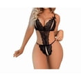 thumbnail image 1 of Lencería Sexy De Encaje Para Mujer Babydoll Interior Ropa color negro, 1 of 5
