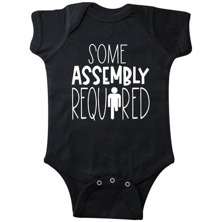 

Inktastic Some Assembly Required Left Leg Amputee Gift Baby Boy or Baby Girl Bodysuit