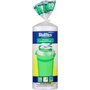 Ruffies Jumbo Trash Bags, Clear, 39 gal, 30 count