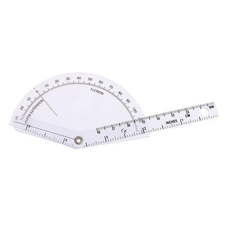 

Medical Finger Goniometer Plastic Protractor 180 Degree Angle Ruler Finger Ruler