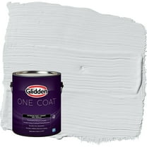 Glidden One Coat Spring Thaw / White Flat Exterior Paint with Primer, 1 Gallon