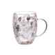 thumbnail image 4 of Taza de vidrio de doble pared BLESIY 300 ml tazas de té resistentes al calor Estilo B Taza de café, 4 of 8