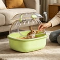 thumbnail image 6 of Portable Hamster Travel Cages with Water Bottle Transparent Hamster Carrier Cage Breathable Outdoor Small Animal Habitat Pet Carry Cage for Hamsters Squirrels Hedgehogs Small Rodents, 6 of 6