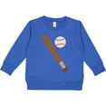 thumbnail image 2 of Inktastic Baseball Bat and Ball Toddler Sweatshirt, 2 of 4