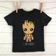 thumbnail image 3 of Camiseta de algodón para niños, ropa para niños, camiseta de la película I Am Groot Bady Anime Groot, linda camiseta gráfica para niños y niñas, camiseta de manga corta para bebés, 3 of 5