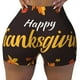 thumbnail image 2 of Fotbe Happy Thanksgiving 1 Shorts Sin Costuras – Shorts Deportivos de Cintura Alta para Mujer, Elásticos para Gimnasio, Yoga, Running o Ciclismo-Medium, 2 of 8