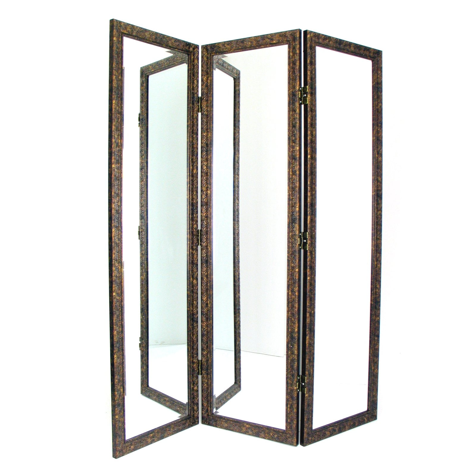Victorian Mirror 3 Panel Room Divider