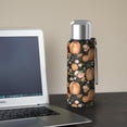 thumbnail image 5 of 20 Oz Fall Pumpkins and Flowers Pattern Coffee Tumbler Double Wall Insulated Stainless Steel Water Bottle | Metal Reusable Thermoses Flask with Cup Cap | Leak & Sweat Proof with Anti-Dust Lid, 5 of 7