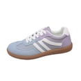 thumbnail image 4 of Women's Fashionable Lace Up Low Top Casual Flat Sneakers, Comfortable Sports Walking Shoes for Daily Wear, Female Round Toe Shoes, 4 of 6