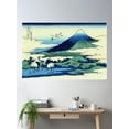 thumbnail image 2 of Japanese Hokusai Fuji View Landscape Umegawa Sagami Province Poster Wall Art, Modern Wall Decor For Living Room Bedroom, 12x18 UNFRAMED, 2 of 3