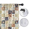 thumbnail image 4 of Pioneer Flower Floral Print Pattern Teens Curtains,Teens Insulated Curtains Set Of 2,Bedroom Essentials,Toddler Room Decor 52"x84", 4 of 5