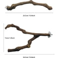 thumbnail image 5 of 5 Pcs Perchoirs en Bois Naturel Perchoirs à Raisin Naturels, 5 of 5