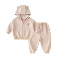 thumbnail image 5 of Esaierr Toddler Kids Sweatsuit Set for Boys Girls Clothing Sets Hoodie Top and Sweatpants 2 Piece Outfits Baby Activewear Tracksuit 1-5Year, 5 of 7