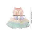 thumbnail image 3 of Staron Robe de Pâques pour Animaux, Costume de Chien et Chat pour les Fêtes, Tenue de Lapin de Pâques pour Animaux, Tenue de Séance Photo pour Chiens et Chats, Rose, 3 of 7