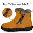 thumbnail image 4 of Kids Barefoot Snow Boots Wide Width Ankle Booties for Girls Boys, 4 of 7