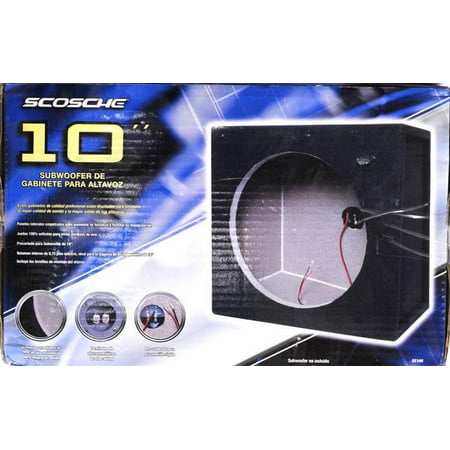 Scosche 10" Subwoofer Enclosure