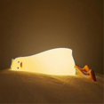 thumbnail image 1 of Lying Flat Duck Night Light Led Squishy Silicone Duck Lamp Dimmable Rechargeable Bedside Lamp, 1 of 3