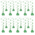 thumbnail image 2 of YIMWNYI 18Pcs St. Patrick's Day Hanging Grass Leaf Decoration - Irish Party Theme, Holiday Garland, St. Patrick's Day Home Decor, Party Wall Decor, 2 of 9