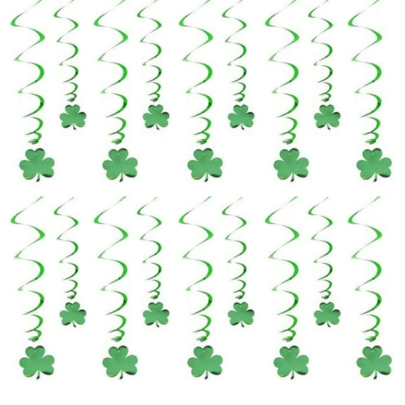 MXTPOV St Patricks Day Decorations, St. Patrick's Day Hanging Grass Leaf Party Decoration Theme Decoration ,Home Decor