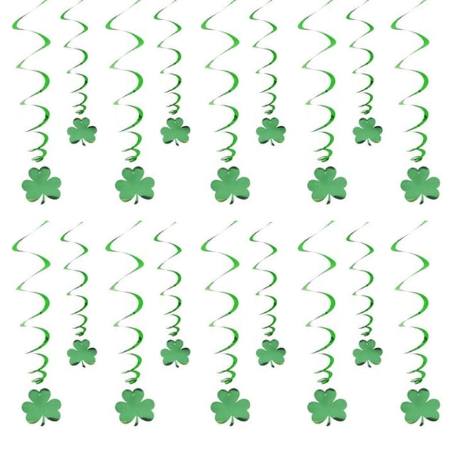 St. Patricks Day, St. Patricks Day Hanging Grass Leaf Party Decoration Theme Decoration St. Patricks Day Decorations
