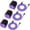 Purple, variant on 3 Pack Compatible with iPhone Charger with USB A to Lightn-ing Cable 6FT,Dual Port Charger Block Phone Charger with Fast Charging Cord,USB Wall Charger Aadpter Compatible for iPhone14/13/12/11(Green)