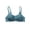 #0270-Blue, variant on Women's Bras Seamless Wirefree Push Up Solid Intimates Daily Wear Soft Stretchy Supportive Lift Bralettes Gift