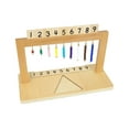 thumbnail image 2 of IFIT Montessori Cintre d'Escalier en Perles Colorées, Jouets Montessori Matériel de Mathématiques, 2 of 3
