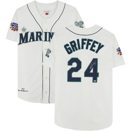 Ken Griffey Jr. Seattle Mariners Autographed White 1997 Mitchell & Ness Authentic Jersey - Fanatics Authentic Certified