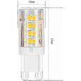 thumbnail image 3 of G9 LED light bulbs, warm white 3000K 5W G9 LED, pack of 10, 3 of 5