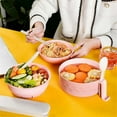thumbnail image 5 of Ramen Bowl Cooker Set - Wheat Straw Instant Noodles Bowl with Handles, 5 of 5