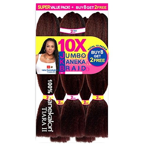 Vivica A. Fox (Jumbo 10x Braid) - Synthetic Braiding Hair in JET BLACK