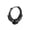 black ring, variant on Ear Buckle Ear Pendant Hoop Earrings Piercing Ear Jewelry Men Earrings Gothic --silver ring-1pc