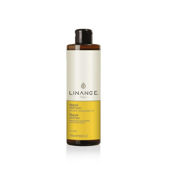 Linange Repair Shampoo with Shea Butter, Coconut Oil (16.05 oz.)